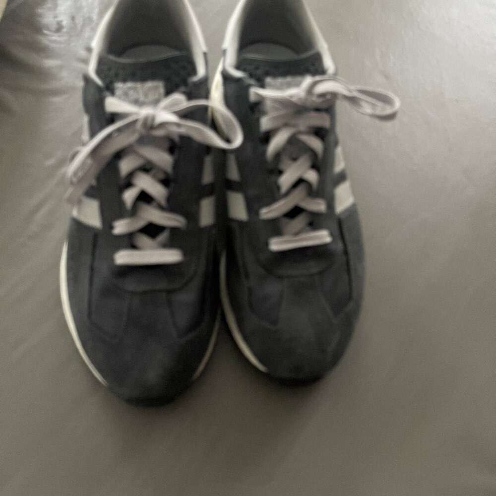 adidas Black and White Athletic Shoes